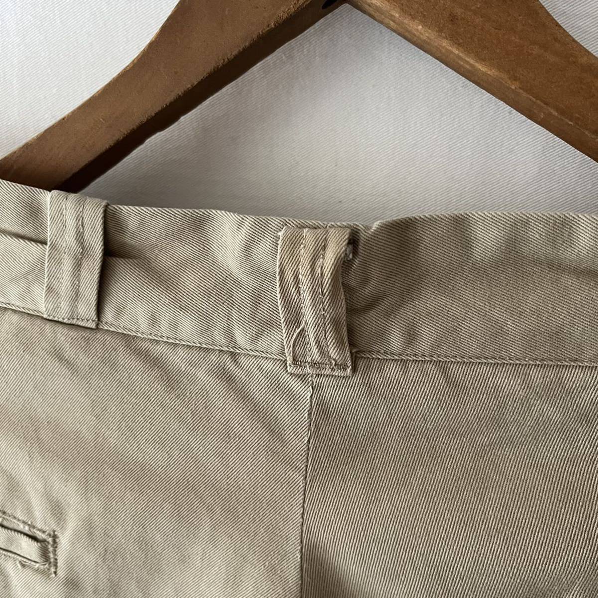 56 year the US armed forces the truth thing M-45 khaki urine element button chinos W32 Vintage 50s 50 period US ARMY M45chi nose trousers original Vintage 