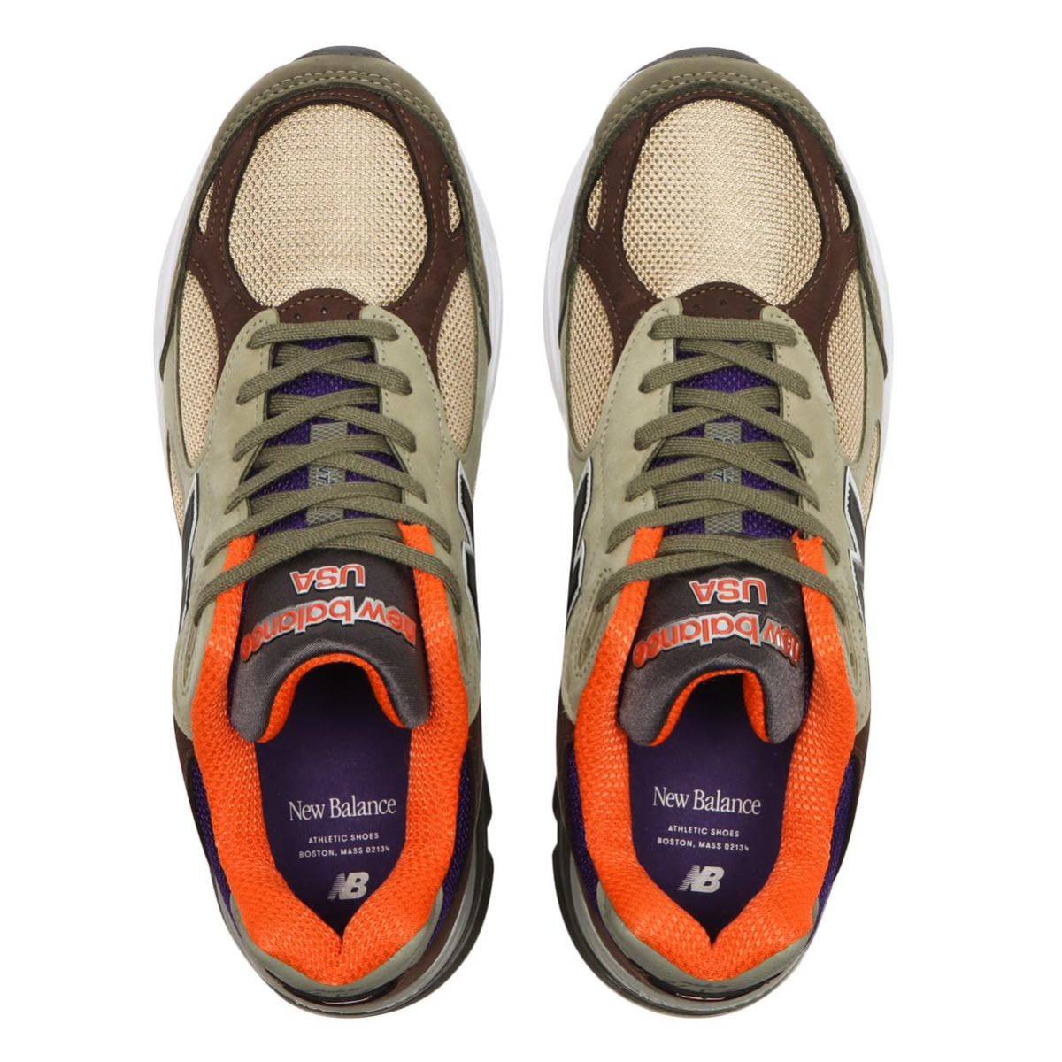 2022?新作】 NEW BALANCE 27.5cm定価34100円 カーキM990BT3 サンティス