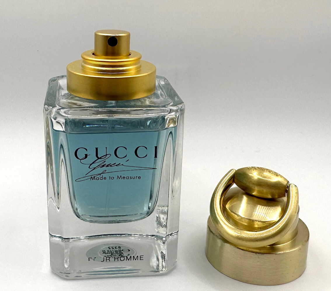 ★グッチ香水・GUCCI MADE TO MEASURE POUR HOMME EDT.50ml・★展示USED/残量 約95% ★約47.5ml・廃盤・入手困難/箱無_画像2