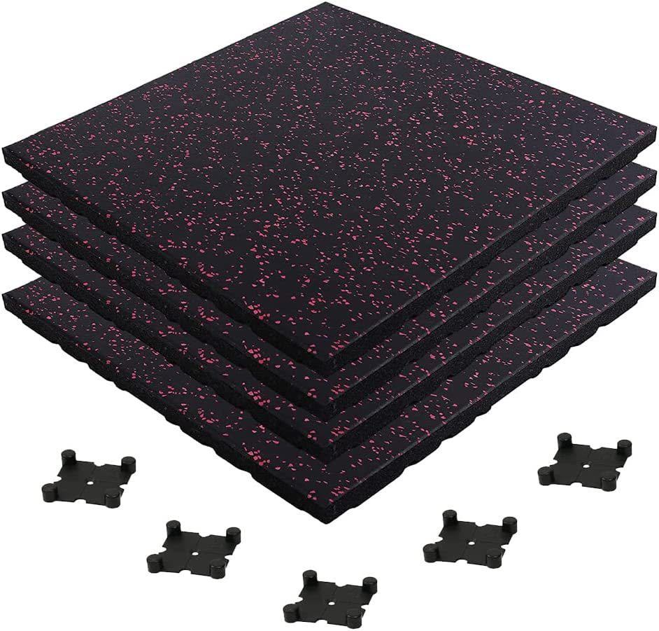 [ 20 pieces set ] Home Jim for rubber mat rubber mat mat training mat Jim mat 50cm*50cm 20mm connection parts attaching soundproofing mat 