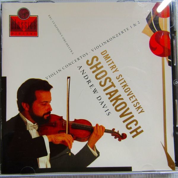 【西独盤】シトコヴェツキー/デイヴィス＆BBCSO「ショスタコーヴィチ：ヴァイオリン協奏曲1番/2番」1990年の画像1