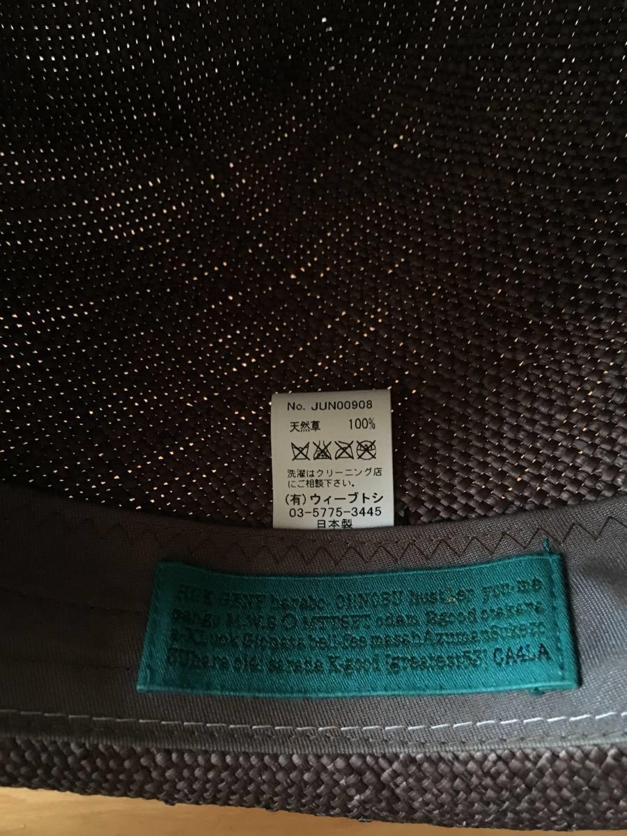 CA4LA帽子尺寸免費自然草美容項目Cajra帽子在日本製造 <Br> CA4LA ハット サイズフリー 天然草 美品 カシラ ハット 日本製