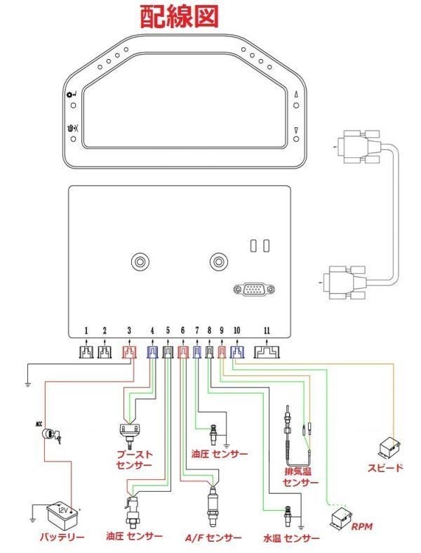 マルチディスプレイ! ブースト計 水温計 油温計 油圧計 A/F計 空燃比計 スピードメーター タコメーター 排気温計 電圧計 60 52 HKS Defi_画像4