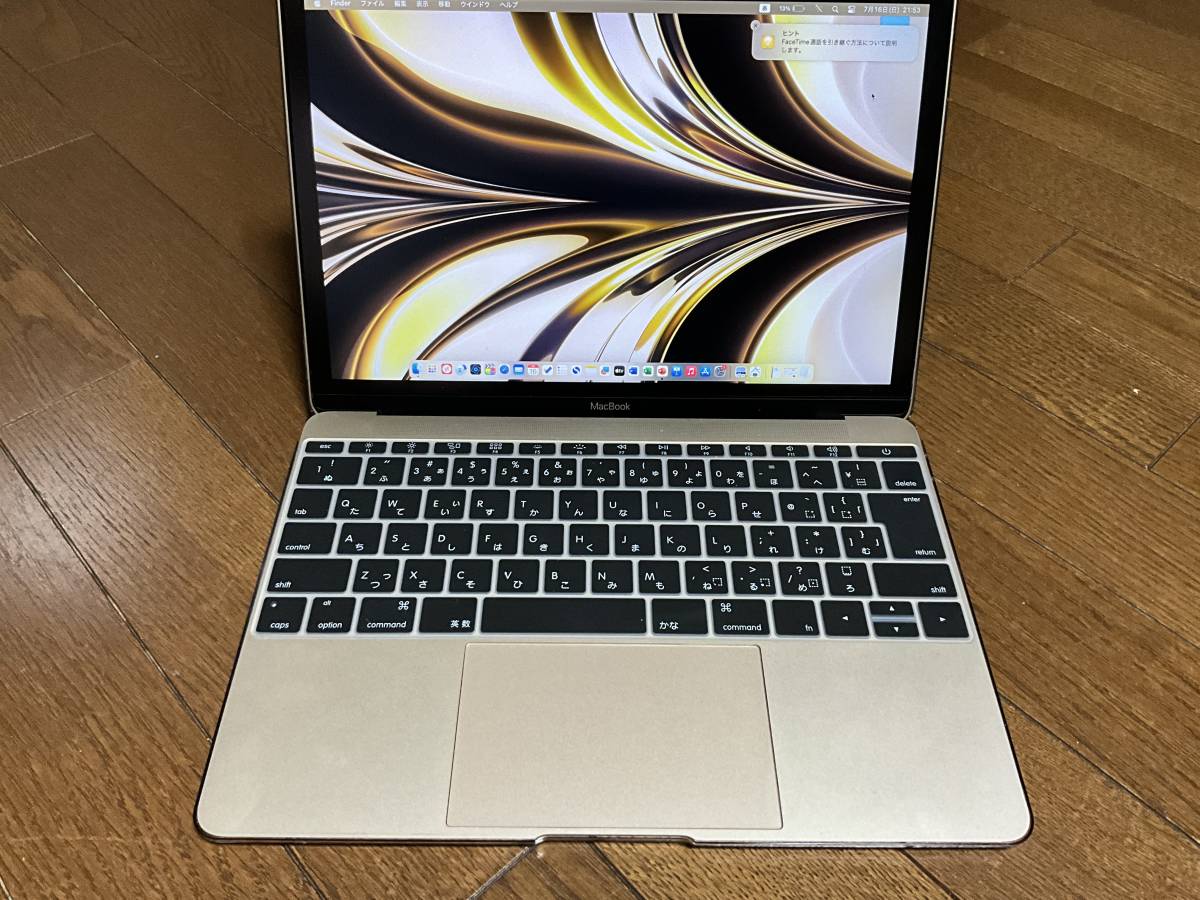 Macintosh MacBook 12インチ　ゴールド　　2017美品_画像2