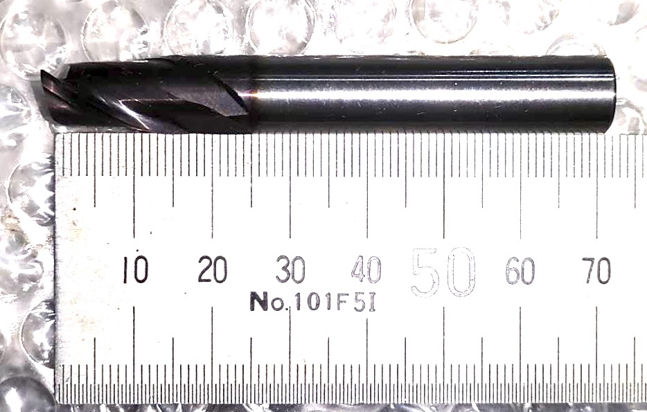 OSG　超硬エンドミル　WX　2枚刃　Φ10　刃長15　全長70 シャンク10　NO,B51_画像5