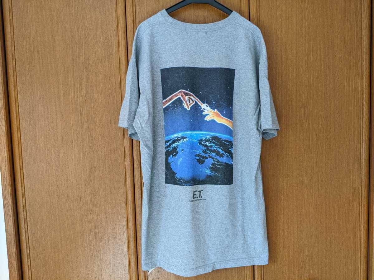 BEAUTY&YOUTH UNITED ARROWS LOVALOT movie E.T. FINGER short sleeves T-shirt L XL grey gray prompt decision United Arrows finger 