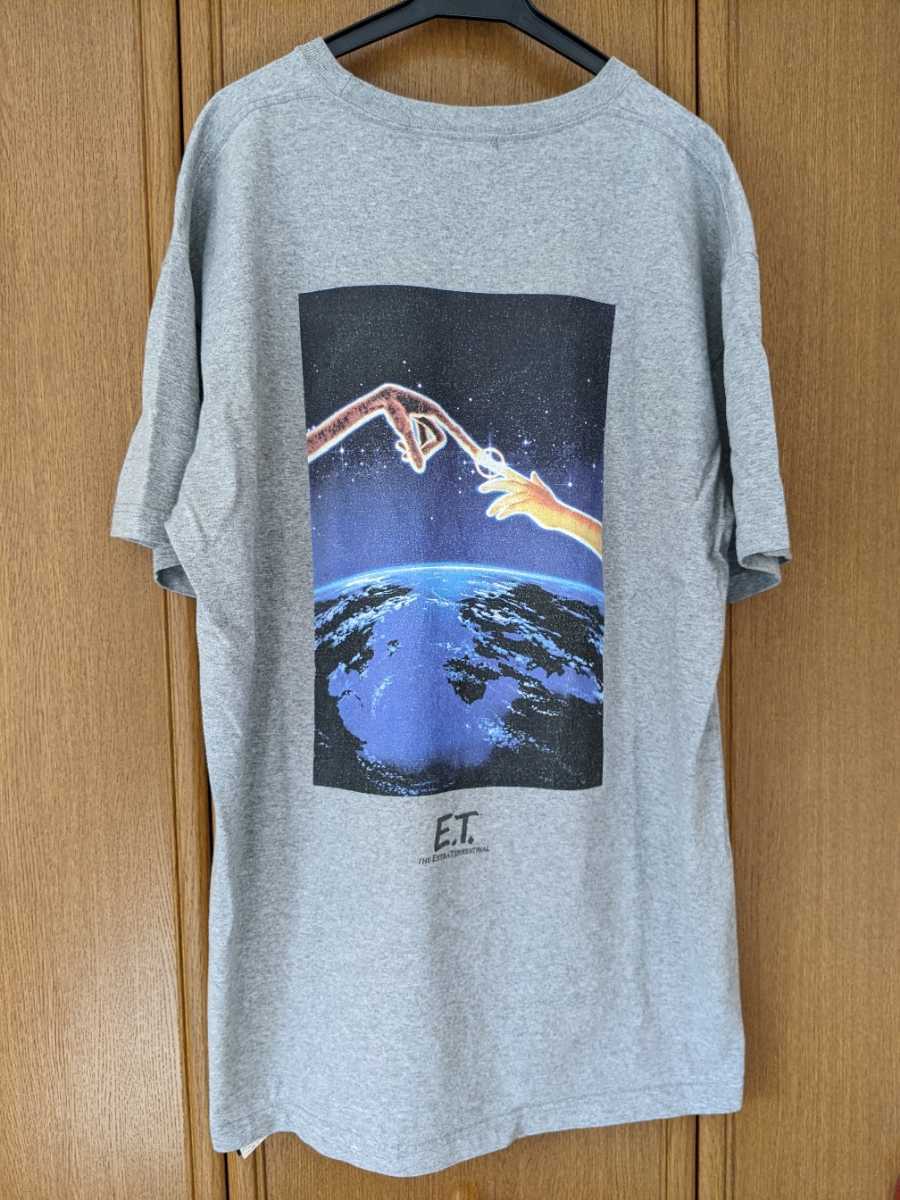 BEAUTY&YOUTH UNITED ARROWS LOVALOT movie E.T. FINGER short sleeves T-shirt L XL grey gray prompt decision United Arrows finger 