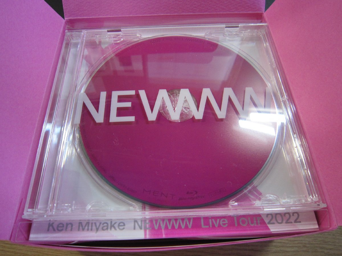 [Blu-ray]*DVD lack of Ken Miyake NEWWW Live Tour 2022 Live DVD&Blu-ray