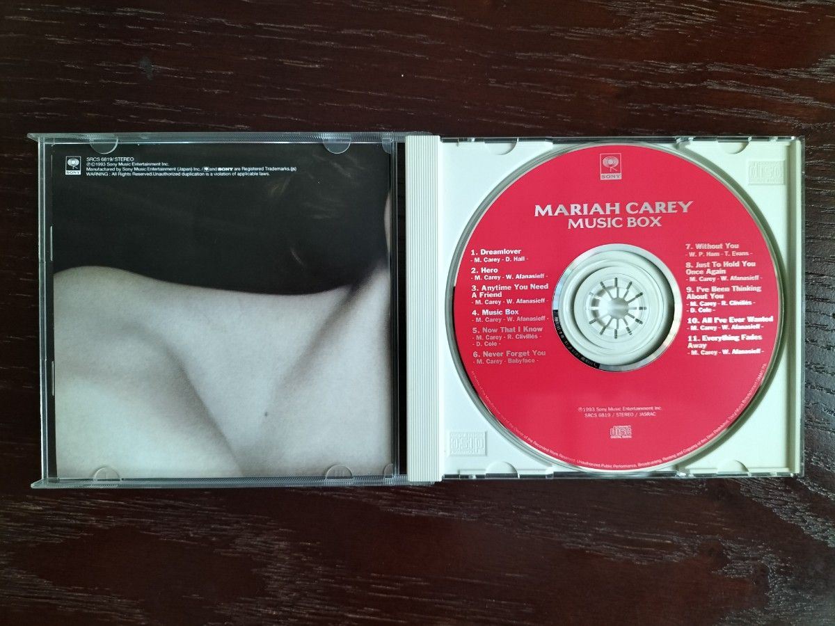 【日本盤】MARIAH CAREY〈マライアキャリー〉ミュージックボックス