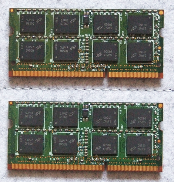 Komputerbay　8GB 204-pin PC3-8500 DDR3 1066Mhz　2枚_画像2