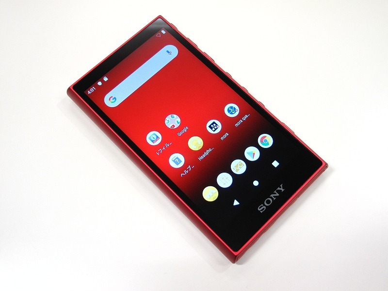 SONY ソニー ウォークマン NW-A105 16GB レッド SONY製マイクロSD