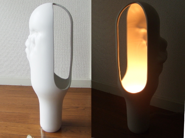 新品/定価¥4万8000円 イタリア製Moustache The CAVE LAMPテーブル