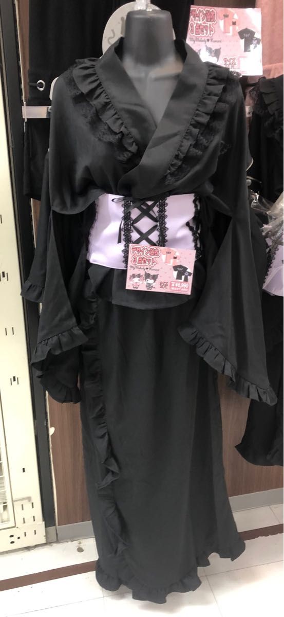 サンリオ おめかし天使 クロミ 浴衣 メロクロ M-L サンリオ おめかし天使 クロミ 浴衣 メロクロ M-L
