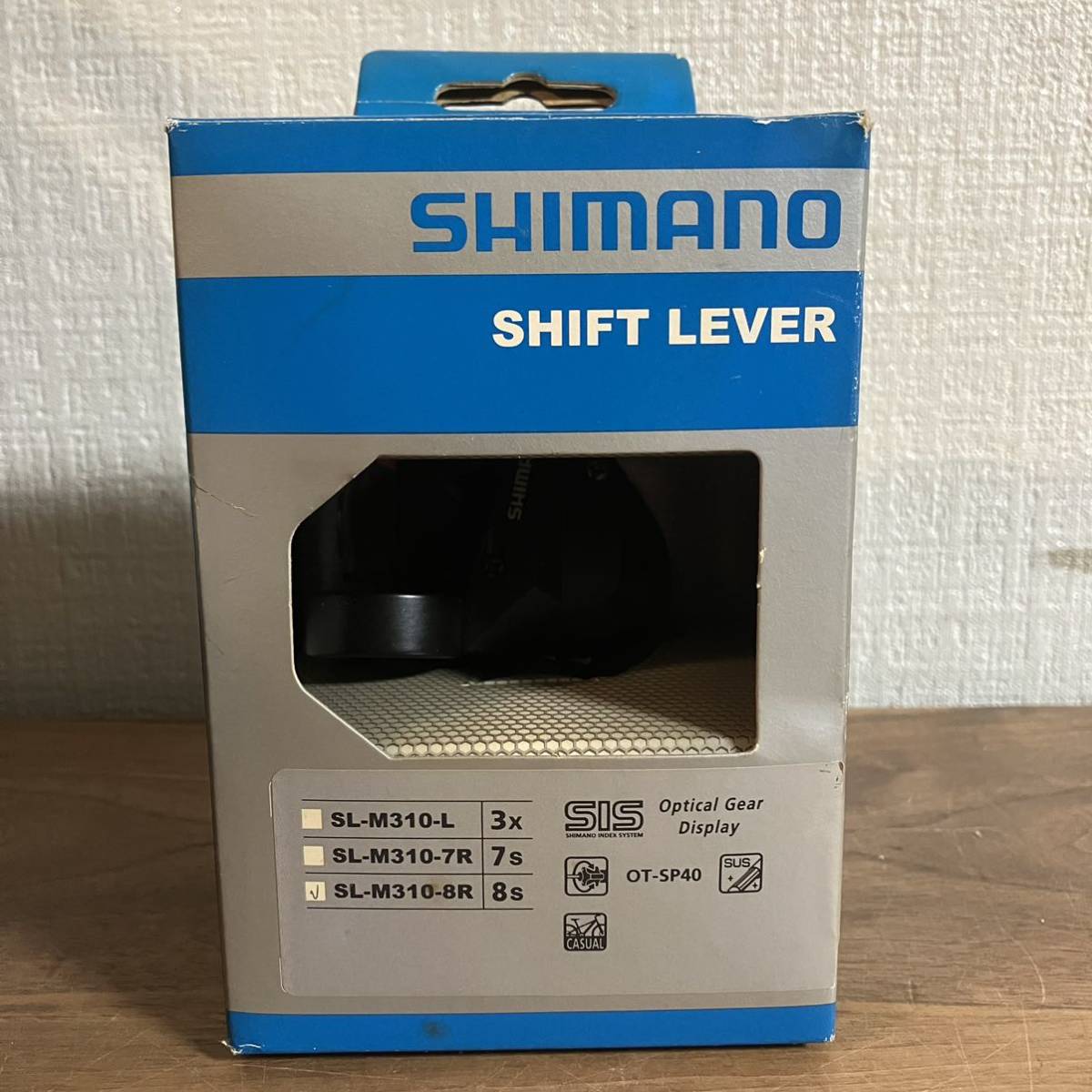 A 未使用保管品 SHIMANO SL-M310-8R シフトレバー 右のみ _画像1