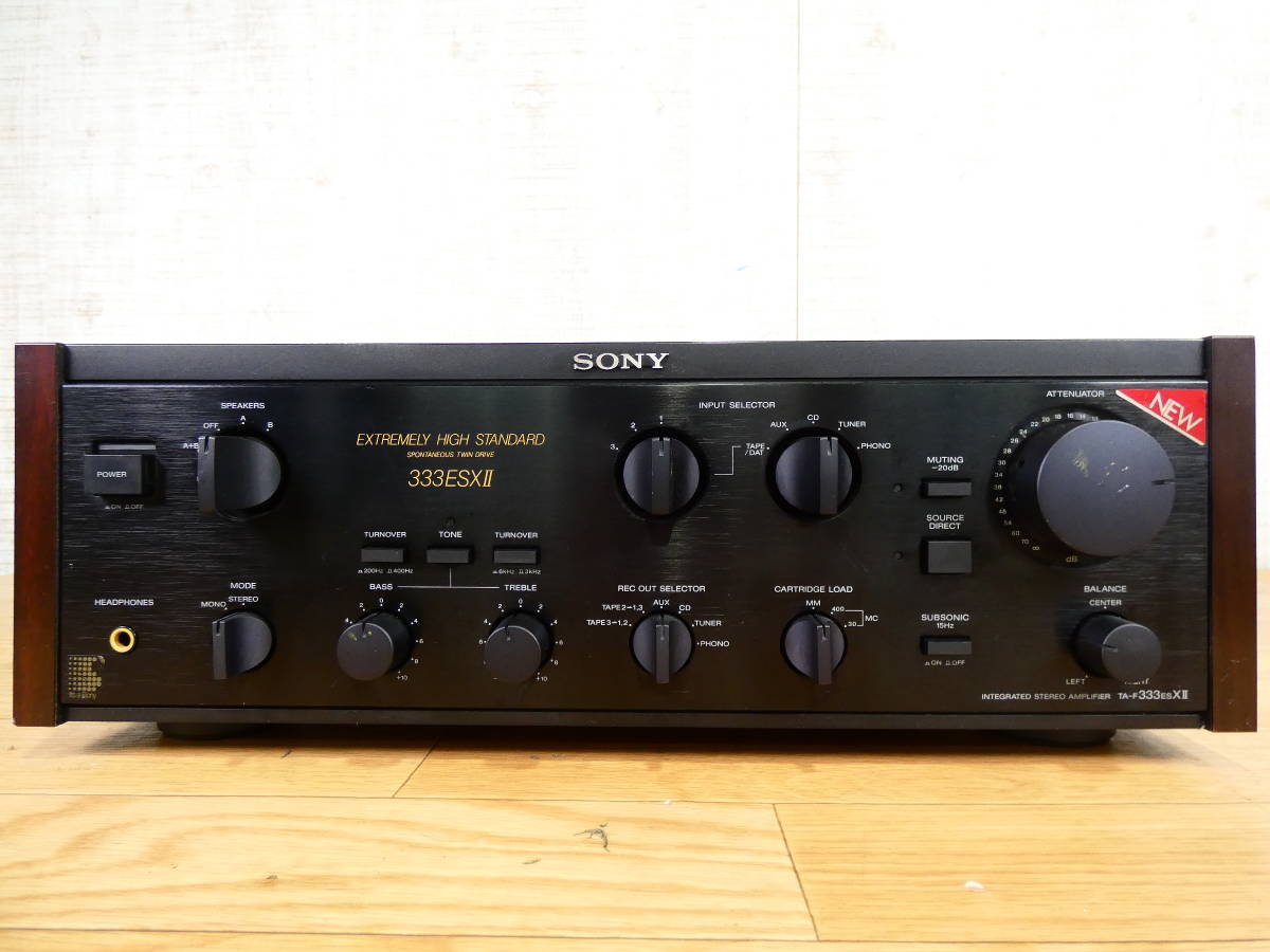 SONY ソニー TA-F333ESXⅡ プリメインアンプ 音響機器 オーディオ @120 (5)