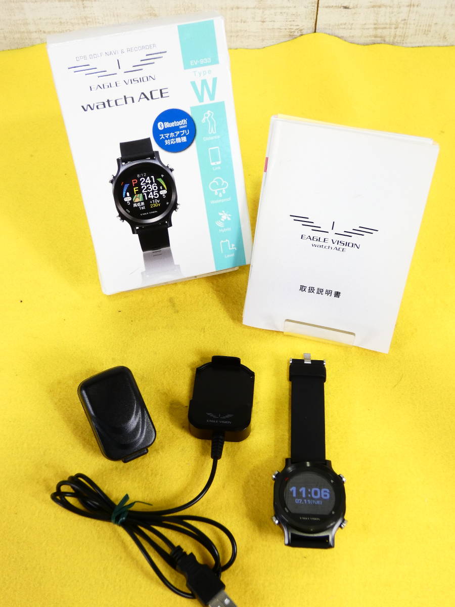 ○ EAGLE VISION イーグルビジョンwatch ACE EV-933 Type-W GPS ゴルフ