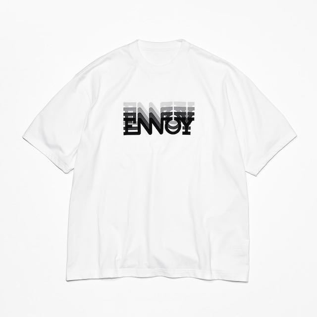 Yahoo!オークション - ENNOY ELECTRIC LOGO GRADATION SS TEE (WHITE)