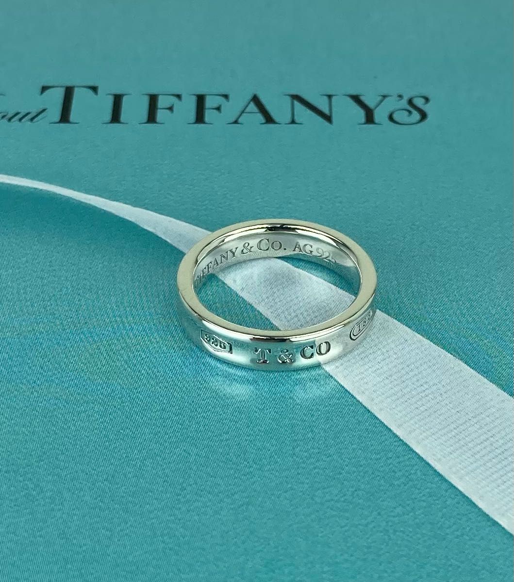 TIFFANYu0026Co.ティファニー☆ナローリング☆シルバー☆美品☆#9-