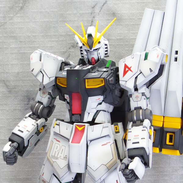 Yahoo!オークション - MG νガンダム ver.ka 改修塗装完成品