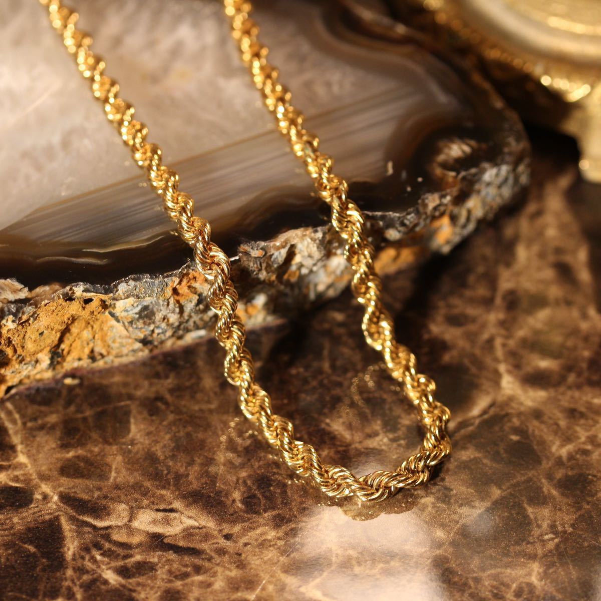 Christian Dior GOLD CHAIN NECKLACE/クリスチャンディオールゴールドチェーンネックレス