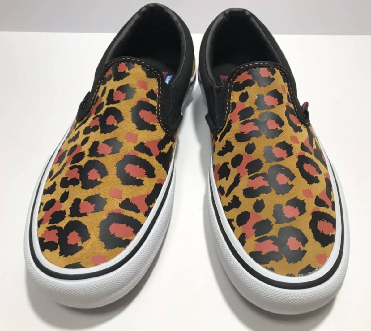 良好!! 名作!! VANS バンズ SLIP-ON PRO スリッポン プロ レオパード ヒョウ 26.5cm US 8.5 スケート スニーカー_画像3