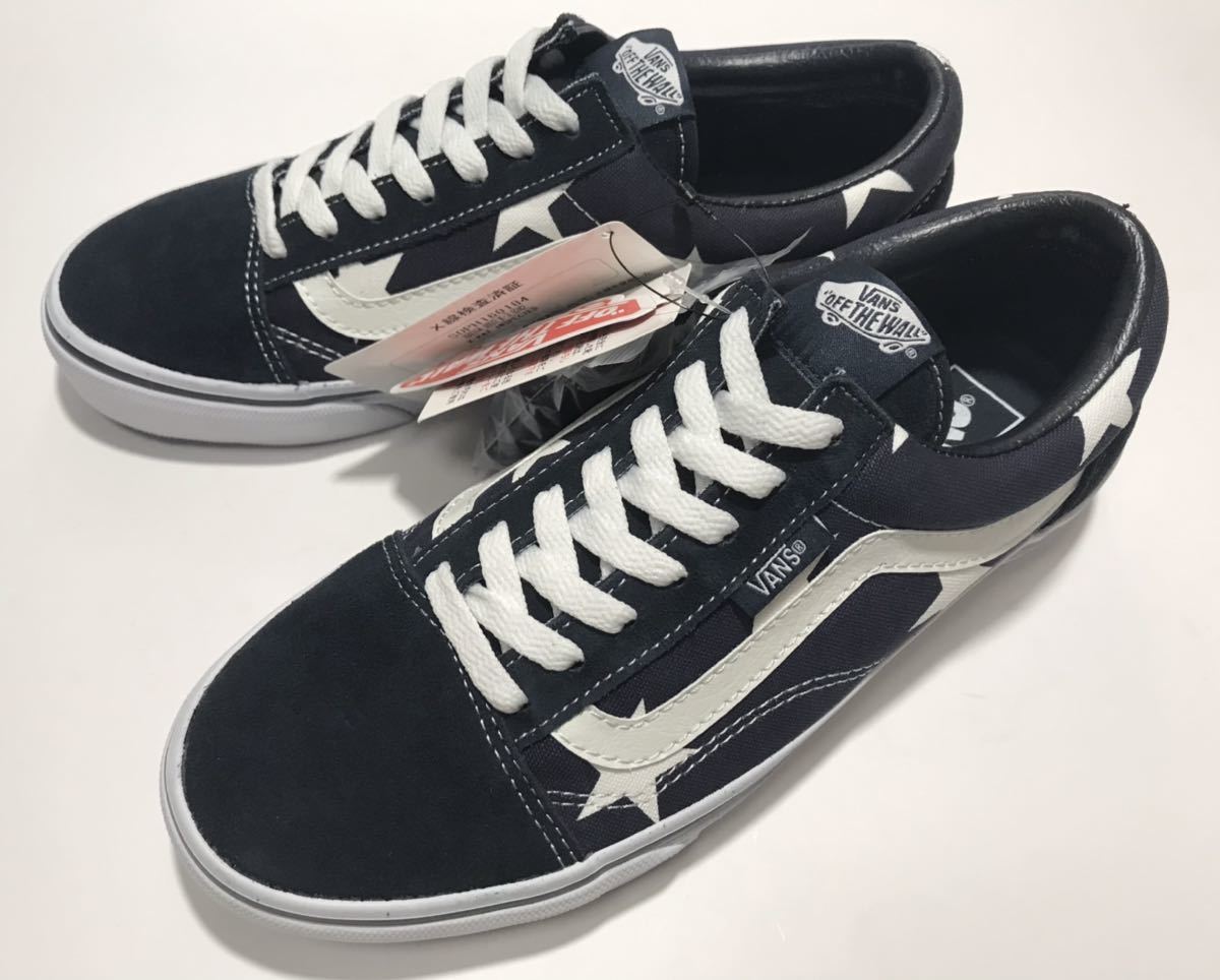 未使用!! デッド VANS バンズ SOPHNET. ソフネット 別注 OLD SKOOL INDIGO STAR PACK オールドスクール スターパック 25.5cm US 7.5_画像2