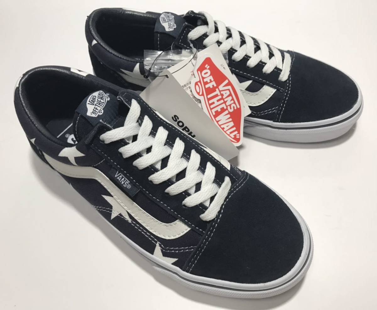 未使用!! デッド VANS バンズ SOPHNET. ソフネット 別注 OLD SKOOL INDIGO STAR PACK オールドスクール スターパック 25.5cm US 7.5_画像1