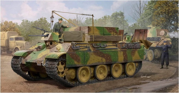 HOBBY BOSS 1/35 ファイティングヴィークルシリーズ ドイツ ベルゲパンサーG型 戦車回収車(後期型) プラモデル 84554 送料無料 新品_画像1
