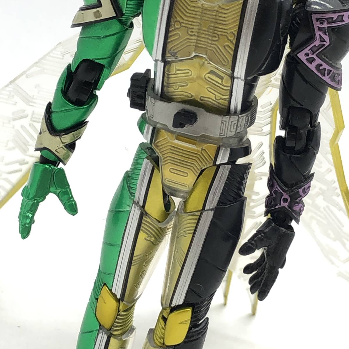 ♪仮面ライダーW サイクロンジョーカーゴールドエクストリーム フィギュア 左翔太郎 フィリップ 特撮 玩具 ホビー 中古品♪K20581_画像5