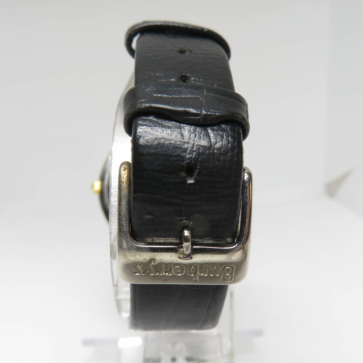 バーバリーズ クオーツ腕時計 ホワイト文字盤 ※動作保証なしの画像4