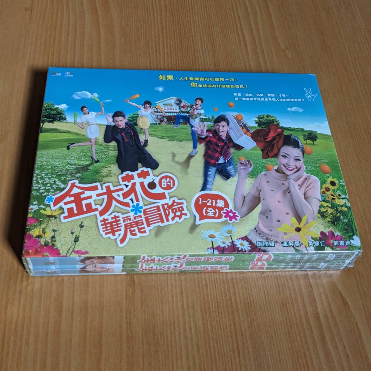 新品 台湾版 金大花的華麗冒險 全21話 DVD (*リージョン要確認/日本語無) カノジョの恋の秘密 台湾ドラマ ウェン・シェンハオ King Flower_画像4