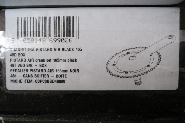 格安販売の 2.0 PISTARD BSA(JIS) BB Max Evo BLACK 1/8・クランク