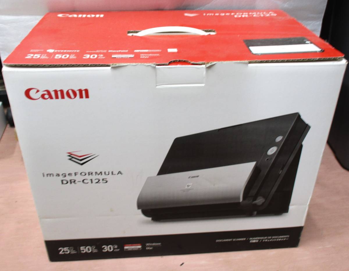 送料無料　値下げしました　Canon　キャノン　新品未使用品　DR-C125　ドキュメント　image FORMULA 　_新品箱入りのままです