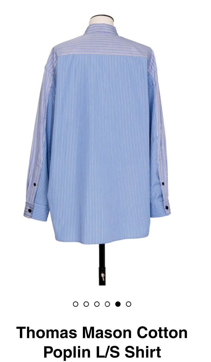sacai 23-03038M Thomas Mason ストライプシャツ sacai 23-03038M Thomas Mason ストライプシャツ
