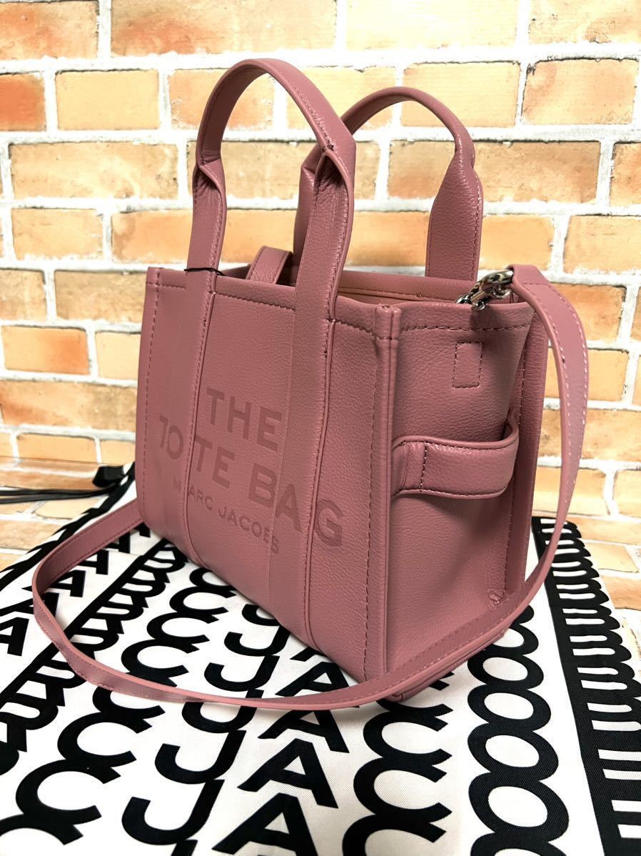 MARC JACOBS マークジェイコブス レザー ミニ トートバッグ ショルダーバッグ LILAS 993_画像9