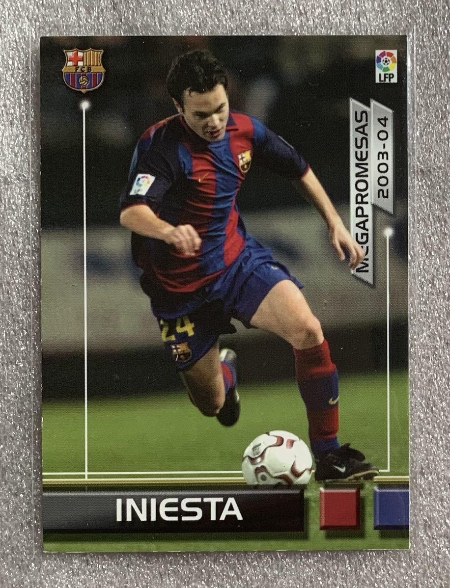 RC Panini Megafichas La Liga 2003 Andres Iniesta イニエスタ