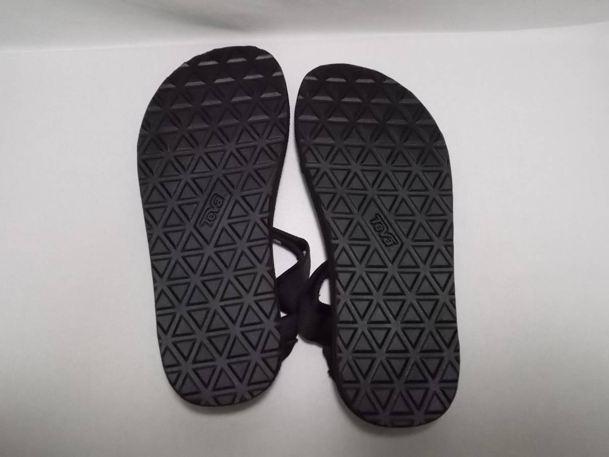 未使用品 Teva サンダル 25㎝ ORIGINAL UNIVERSAL - URBAN BLK ブラック テバの画像5