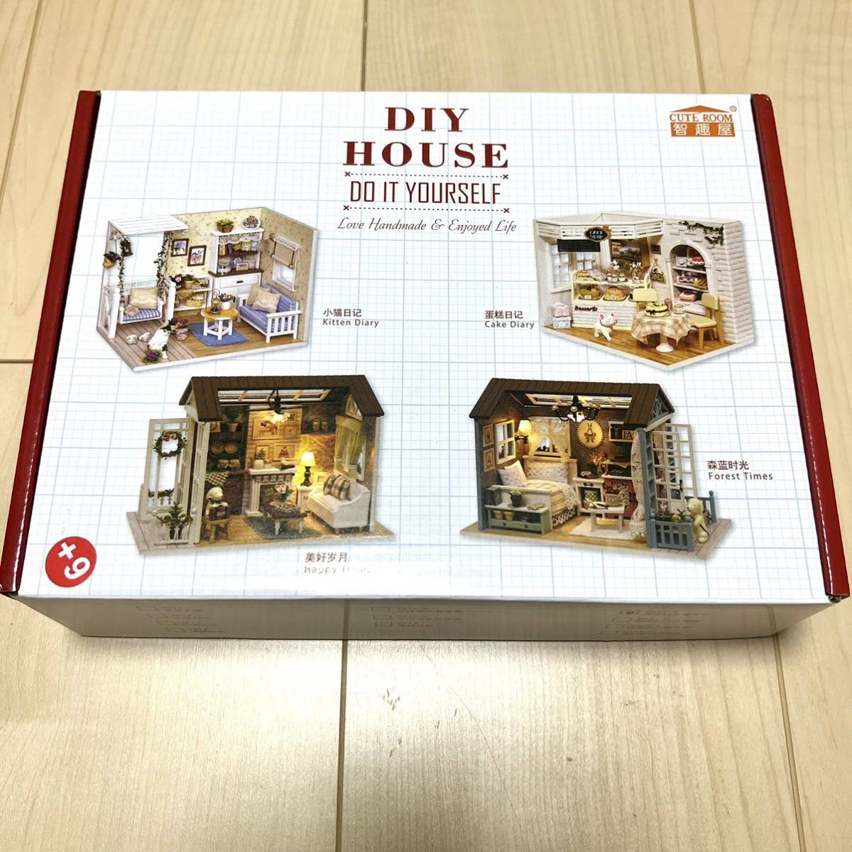  кукольный дом миниатюра ручная работа DIY конструктор комплект 