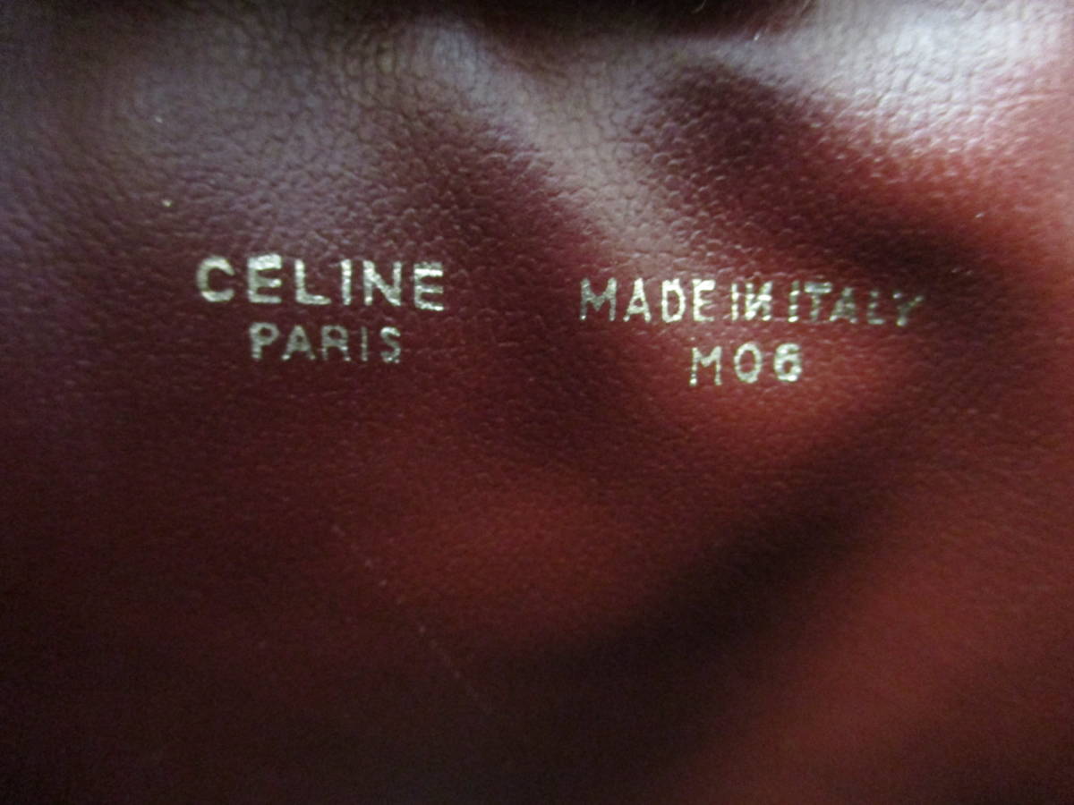 [M] CELINE セリーヌ Cマカダム キャンバス ジャガード ポーチ_画像7