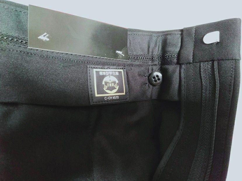 全国標準学生服上下150Aラウンドカラー学ラン日本製東レ超黒ポリエステル100%■ズボンはウエストサイズを要ご連絡