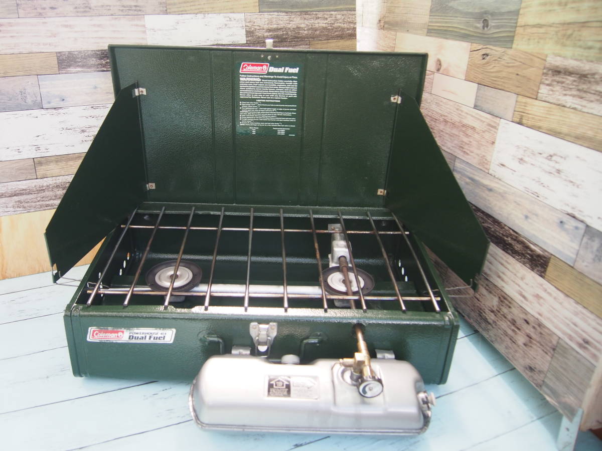 即実用 キャンプ以外に災害用にもあると安心 コールマン DUAL FUEL414