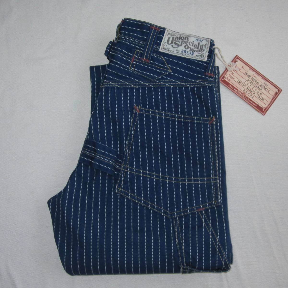 ☆新品 フリーホイーラーズ ワークパンツ (28) DERRICKMAN OVERALLS /インディゴ ウォバッシュ/ freewheelers デリックマン_画像5