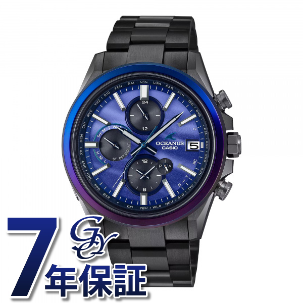 カシオ CASIO オシアナス Classic Line OCW-T4000AWB-2AJF ブルー文字盤 腕時計 メンズ