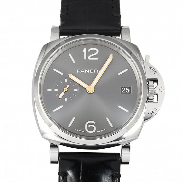 パネライ PANERAI ルミノール ドゥエ 38mm PAM01247 グレー文字盤 新品 腕時計 メンズ