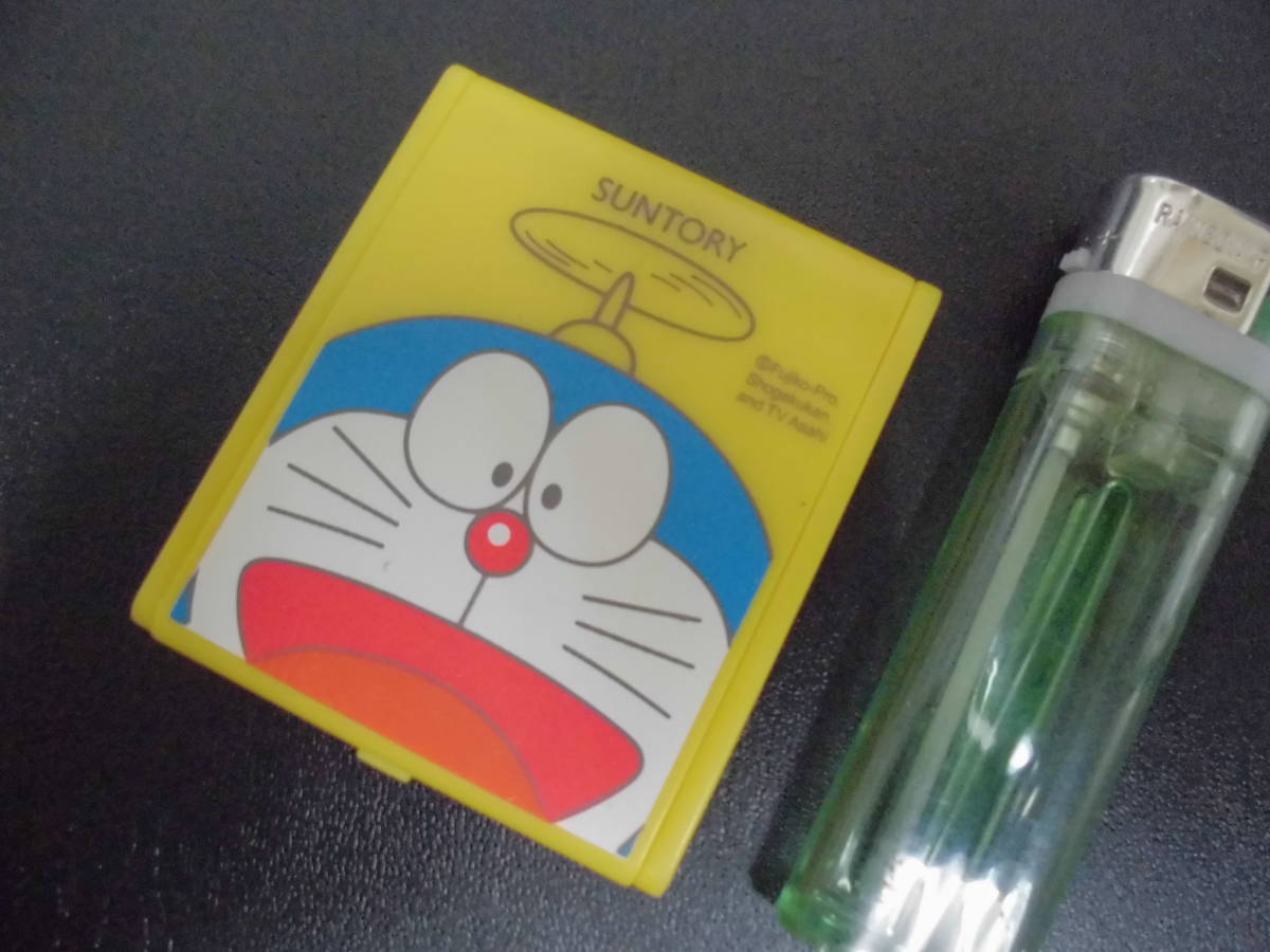 * retro * Suntory SUNTORY [ Doraemon see opening mirror ] manga idol hi- roaster (B-1 storage )