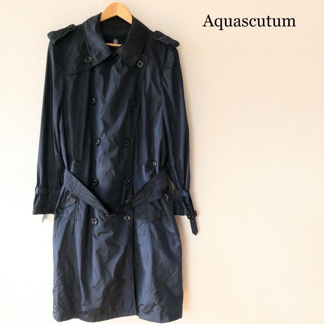 上品な ナイロン アクアスキュータム Aquascutum 良品 ウエストベルト