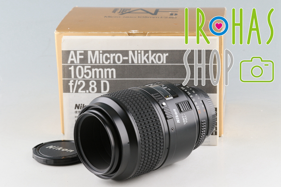 ニコン Nikon AF Micro Nikkor 105mm F/2.8 D Lens With Box #48071L4