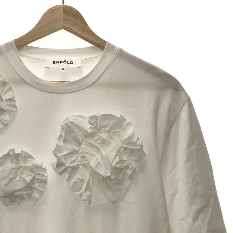 ENFOLD / エンフォルド | 2022SS | STAPLE天竺 Decorative T-SHIRT