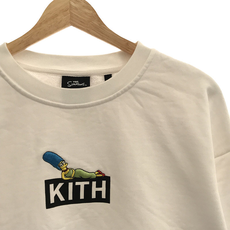 KITH / キス | × THE SIMPSONS シンプソンズ コラボ マージ ボックスロゴ 刺繍 スウェット | XL | ホワイト | メンズ_画像2