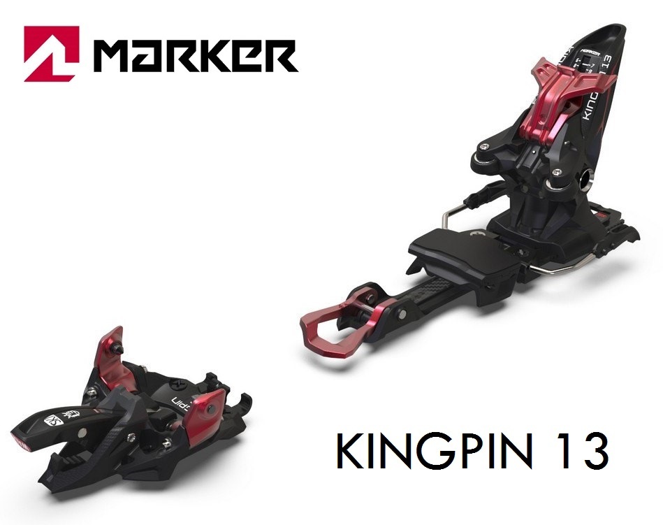 MARKER　KINGPIN 13　75-100mm　BLACK/RED 【auction by polvere_di_neve】マーカー キングピン シフト shift alpinist duke pt cast_画像1